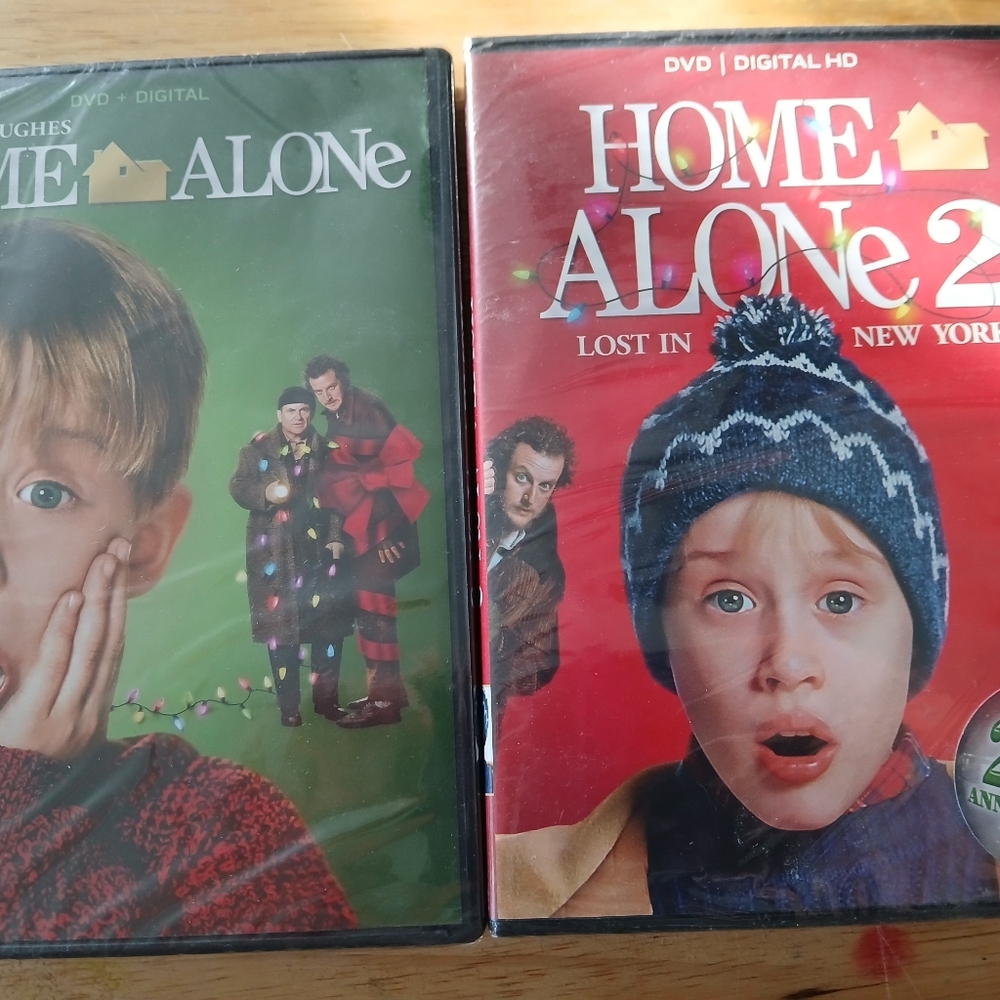 Home Alone DVD Duo - Red & Green Covers
